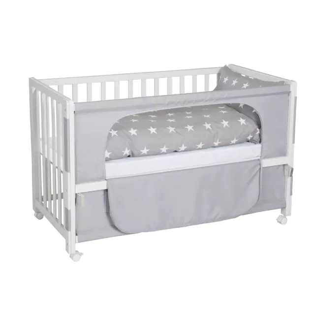 roba Beistellbett Babybett safe asleep Room Bed 60 x 120cm Little Stars SEHR GUT 2