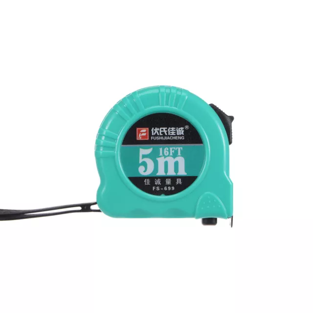 16Ft/5m Tape Measure, 1" Wide Blade with White Nylon Coating Matt Finish