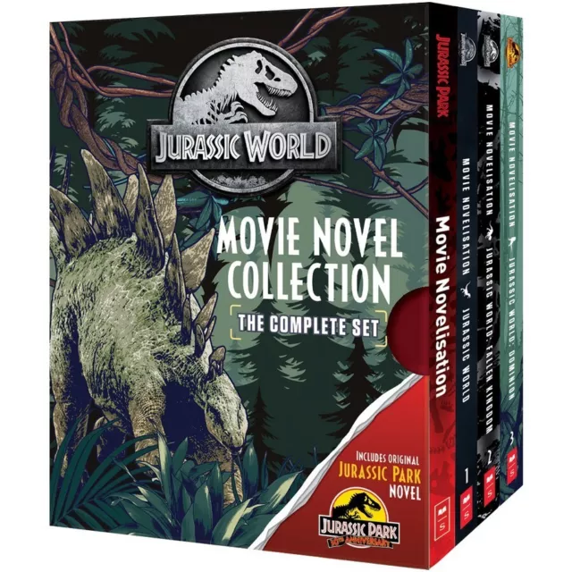 ~ Jurassic World ~ Movie Novel Collection: The Complete Set ~ Jurassic Park ~