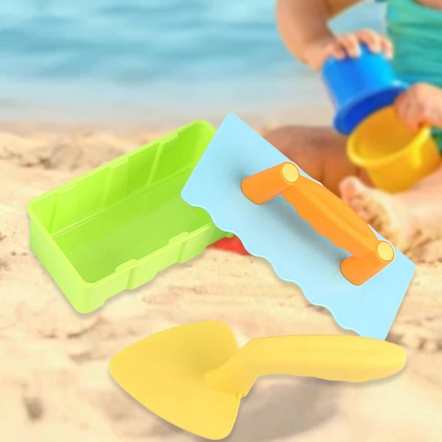 Kit De Château De Sable Enfant – Seau, Pelles, Moules – Plastique Non Toxique – Plage Ou Bac à Sable