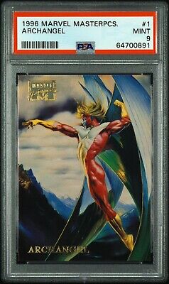 1996 Marvel Masterpieces #1 Archangel Psa 9 Mint - Very Low Population