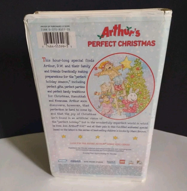 Arthur Arthurs Perfect Christmas Vhs 2000 12 00 Picclick Ca