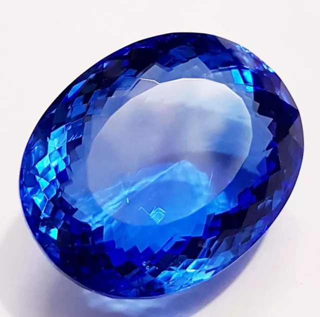 Saphir Naturel Bleu 180Ct Forme Ovale Grande Taille Libre Certifié Gemme Solde À 2