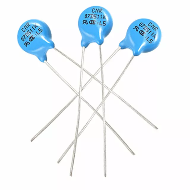 10 x Radial Lead Disc Voltage Dependent Resistors 7D511K