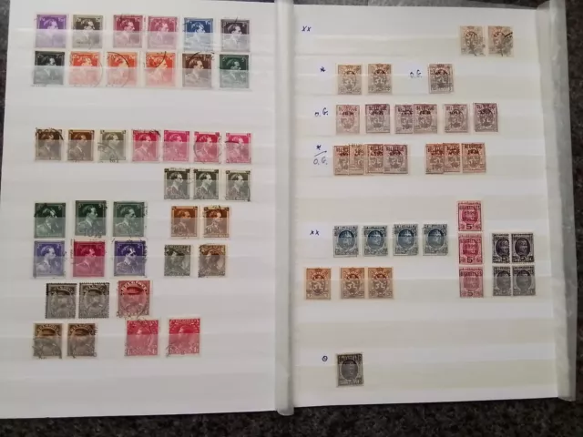 Briefmarken Belgien LOT xx/o/Belege+2x alte Auswahlhefte-Fundgrube 2