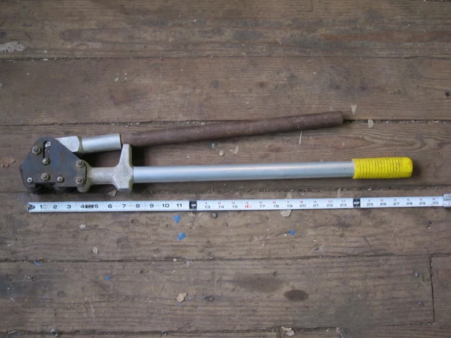 2" STEEL BANDING CRIMPER metal band sealer pallet shipping tool HEAVY DUTY