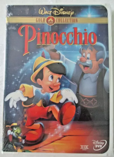 Pinocchio DVD, 1999, Walt Disney's Limited Issue Gold Collection, NEW & SEALED
