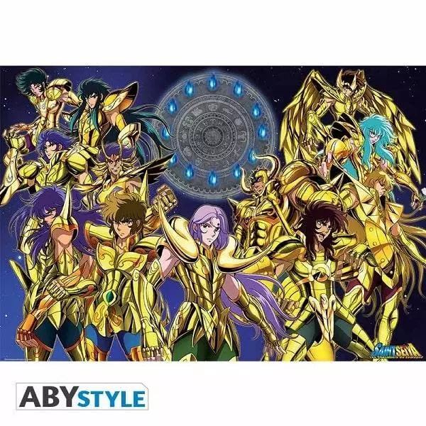 Saint Seiya Chevaliers Du Zodiaque Or Saints - Maxi Affiche #306 - 91x61cm Ori