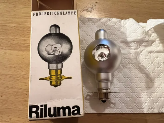 Vintage Riluma Projection Lamp PN100 8v 50w  P 30 s Projector Bulb