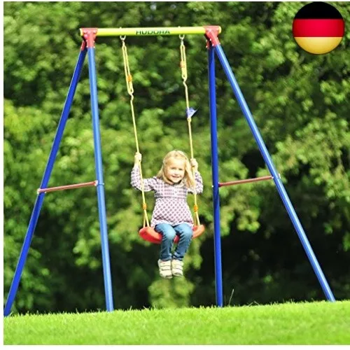 HUDORA Schaukel-Gestell HD 200, metall mit Kinder-Schaukel - Bretschaukel aus 2