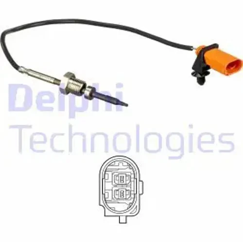 CAPTEUR DE TEMPÉRATURE d'échappement TS30173 DELPHI pour VW MULTIVAN T5