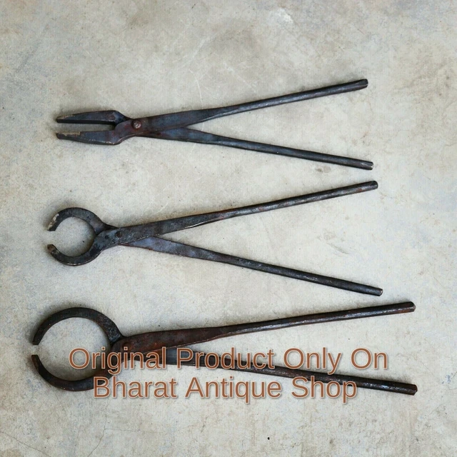 Fabbro Pinze Set Di 3 Forge Martello Incudine E Morsa Strumenti Knifemaking
