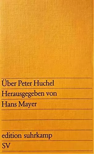 Über Peter Huchel (German) Mayer Hans