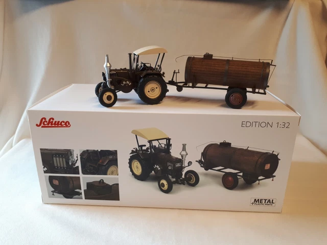 Schuco Lanz Bulldog Avec Toit - Miniature 1:43 - Modèle Mercedes - Collection