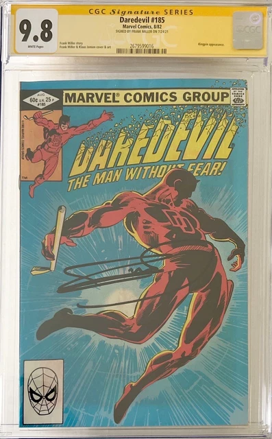 Daredevil #185, Marvel Comics 8/82, CGC 9.8