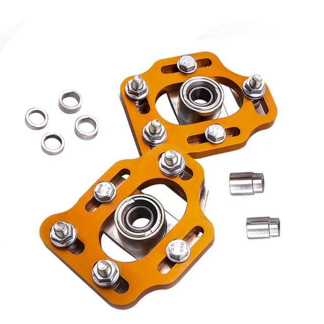 Placas de Camber Plates for Ford Mustang Left + Right Billet Steel Camber Caster
