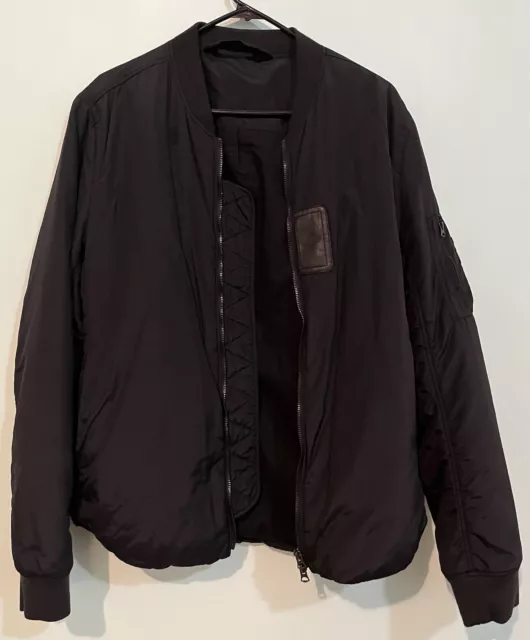 Acne Studios Silas Paris designer streetwear casual Bomber jacket coat Black