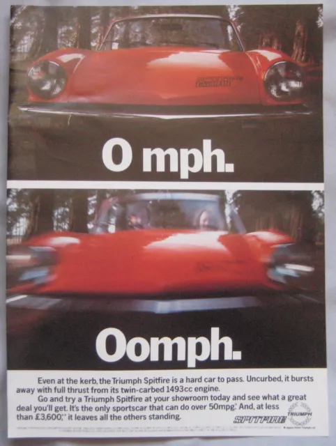 Triumph Spitfire 1500 Original advert No.2