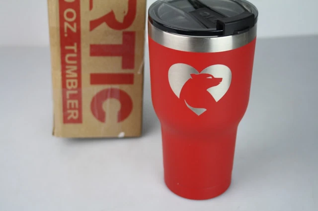 RTIC 20 oz Tumbler Hot Cold Double Wall Vacuum Insulated 20oz Candy Apple