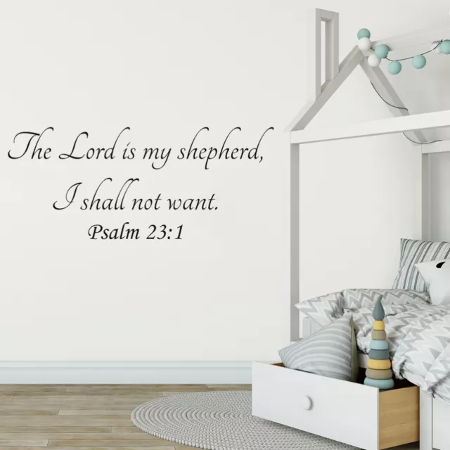 Psalm 23:1 The Lord is My Shepherd Vinyl Wall Decal