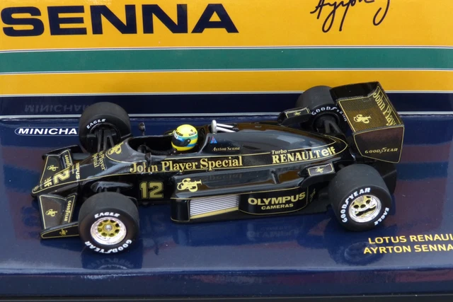 Minichamps 1/43 - Lotus Renault 97T - Ayrton Senna - Réf. 540 854392 - Occasion