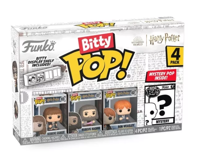 Funko Pop Bitty 4-Pack Set Harry Potter - Hermione *YOU PICK SPECIAL BITTY*