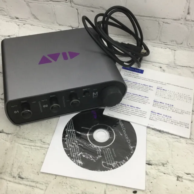 Avid Digidesign MBox Mini USB Audio Computer Recording Interface