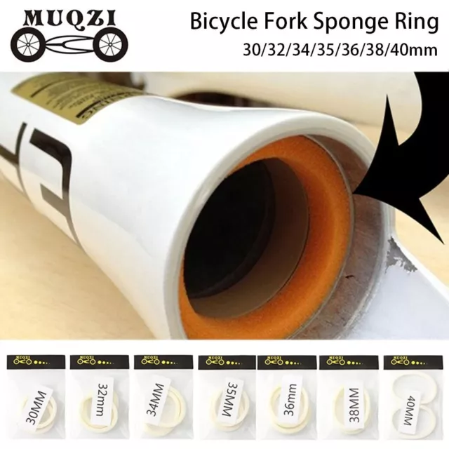 10Pcs Suspension Sponge Ring Oil Sealed Lubricating MTB Bike Fork Maintenance