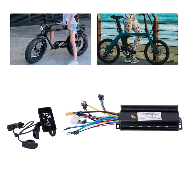 Contrôleur Moteur Brushless 60A Pour Vélo/Scooter Électrique - Affichage LCD, 36-84V