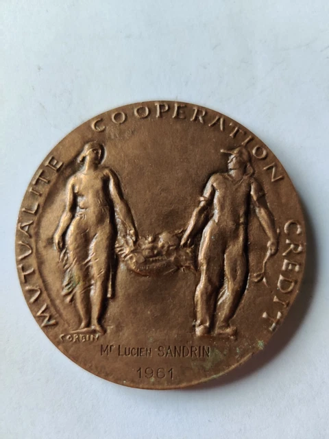 Médaille Bronze Ministère De L'Agriculture 1978 - 50mm 71,8g