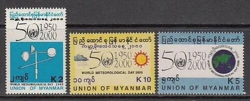 Burma - Post 260/2 Yvert MNH Meterorolog� A