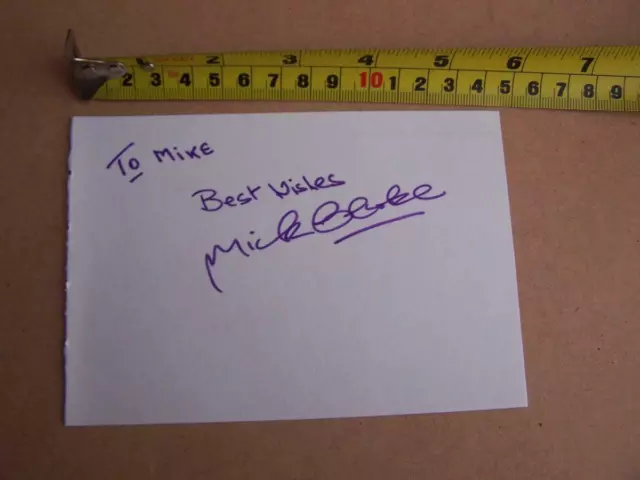 Mick Clarke   - Football  Autograph  (S MA14 ) please scroll down