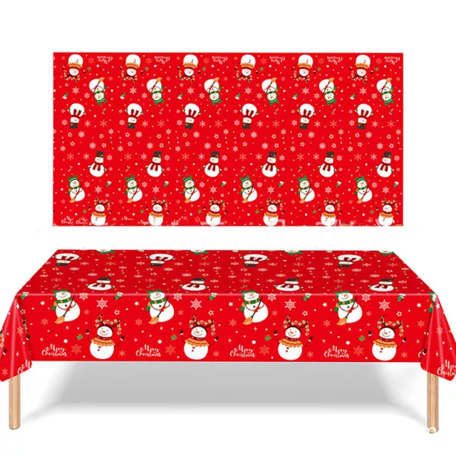 Christmas Rectangular Tablecloth Christmas Decoration For Home Table Cover