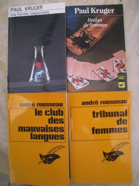 Lot de 4 Livres du Masque, tous en Très bon état ou Comme Neuf.