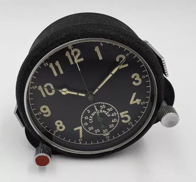 18 Chs 1 McHz USSR Soviet Military AirForce Aircraft 5 days Cockpit Clock #18211