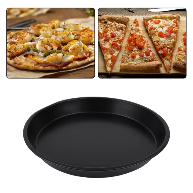 Plaque De Cuisson Antiadhésive Pour Micro-ondes - Pour Pizza Croustillante, Bacon, Viandes - Acier Carbone