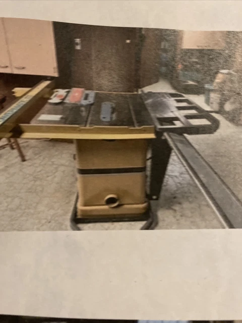Powermatic #66 Table Saw 10" Tilting Arbor 3Ph 5Hp 220V, Laguna Table 28x30 deck