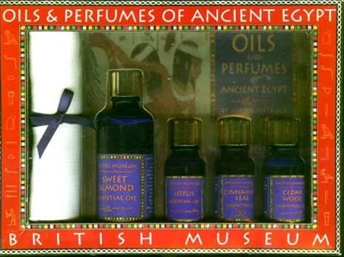 NEW British Museum Ancient Egypt Oils & Perfumes Lotus Almond Cedar Scents