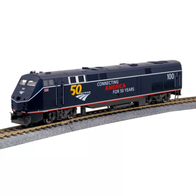 Kato HO P42 Diesel Amtrak #100/Midnight Blue/50th Anniversary