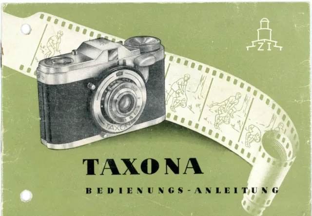 ZEISS IKON Kamera Bedienungsanleitung TAXONA User Manual Anleitung (Y4001