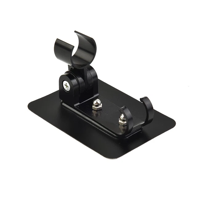 Soporte de cabezal de ducha aluminio soporte ajustable fuerte adhesivo soporte de pared