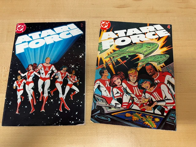 DC Comics Atari Force 1 & 4 mini comics 1982