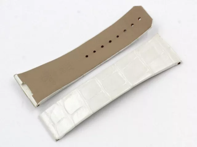Strap Band Omega Constellation Quartz Original New White Lug 24mm Hand Made
