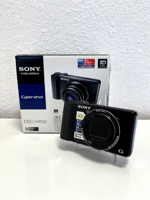 Sony Cyber-shot DSC-HX9V nero/fotocamera digitale compatta/16,2 mp/testato ✅
