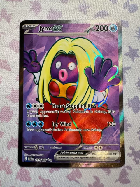Pokemon TCG Jynx EX 191/165 Ultra Rare Scarlet & Violet 151