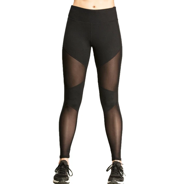 Pantalon de yoga taille haute maille joint quatre aiguilles six lignes pantalon