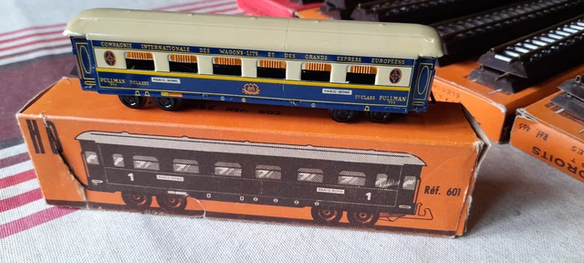 JOUEF TOLE 600 VOITURE VOYAGEURS PULLMAN N° 711 CIWL PARIS-ROME EN BOITE