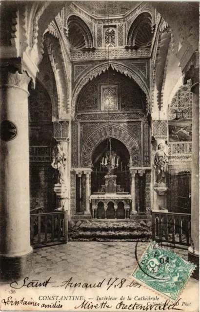 CPA AK ALGERIA CONSTANTINE - intérieur de la Cathedrale (794620)