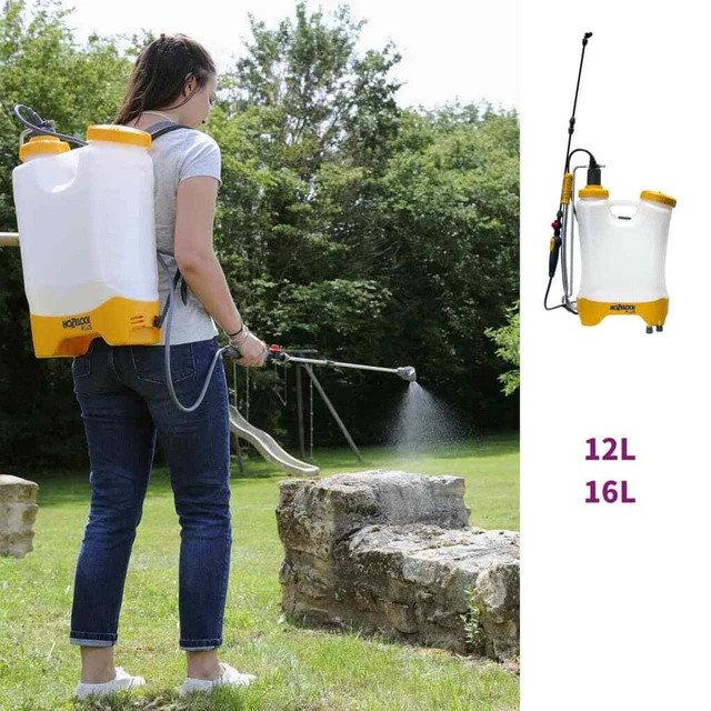 Hozelock Rucksack-Pumpsprüher Drucksprüher Pflanzensprüher Garten 12/16L vidaXL