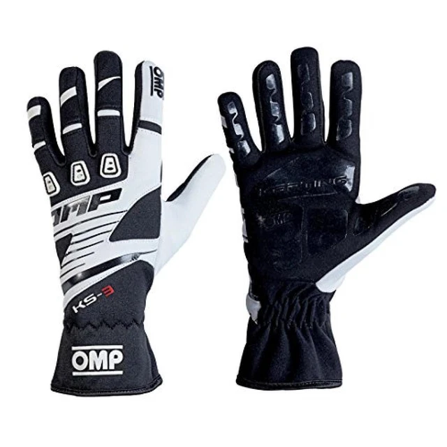 OMP ompkk02743e076l KS-3 Guanti my2018 Nero/Bianco SZ L - NUOVO
